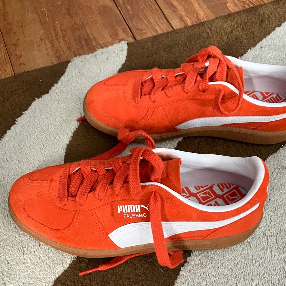Puma Palermo Burnt Orange Sneakers